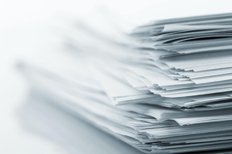 Stack of paper