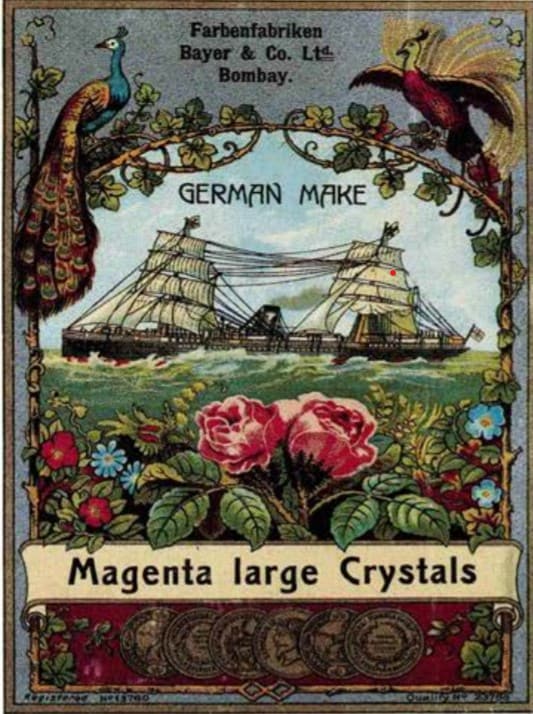 Old label once used on a dyestuff package destined for India.jpg