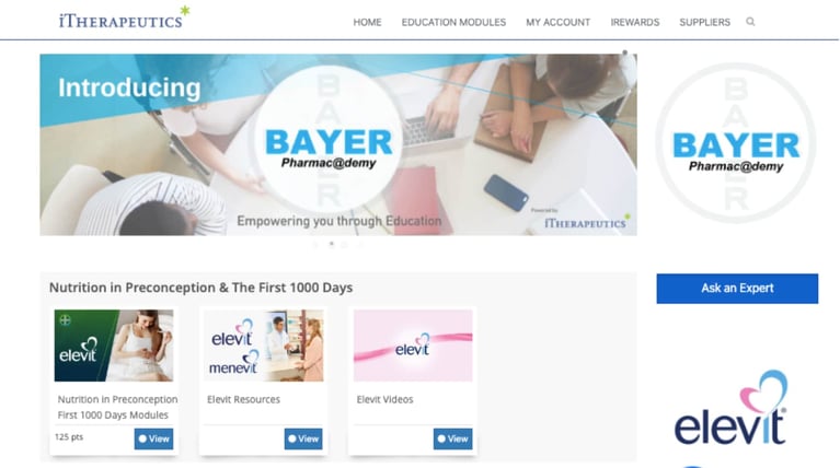 iTherapeutics, launches the BayerPharmac@demy.png