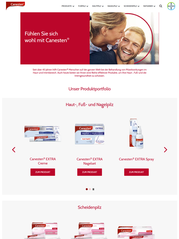 canesten website 1
