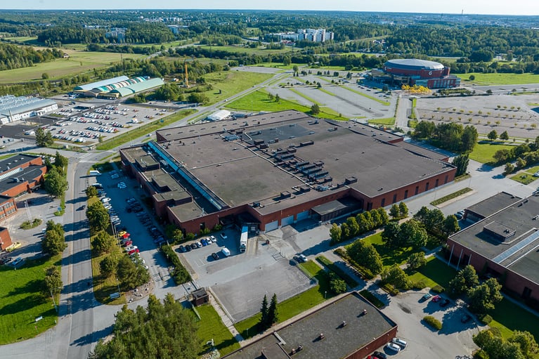 Turku Turun tuotantolaitos droneperspektiivistäsite drone perspective 2