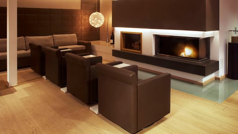 Gro e Ledder Kaminzimmer 1