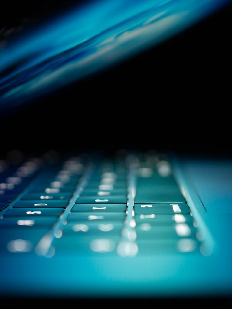 open laptop