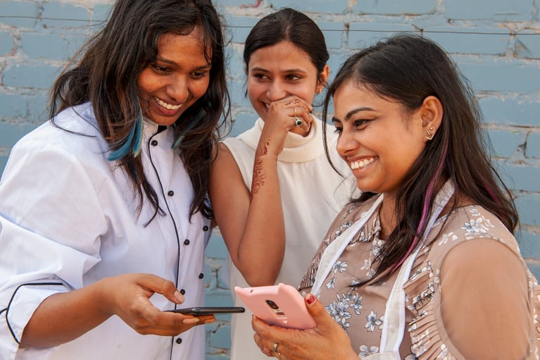 Three Indian students