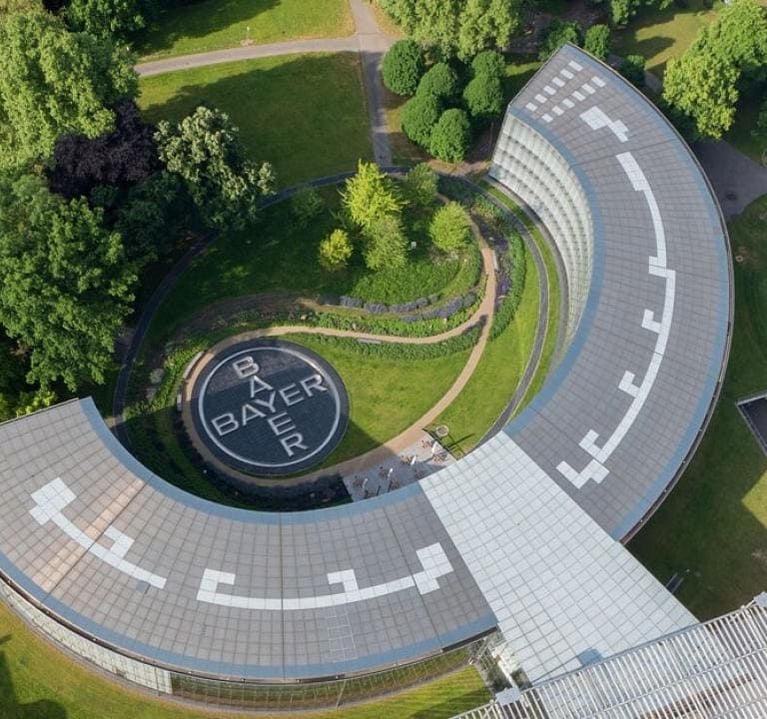 aerial view bayer headquarters in leverkusen 123