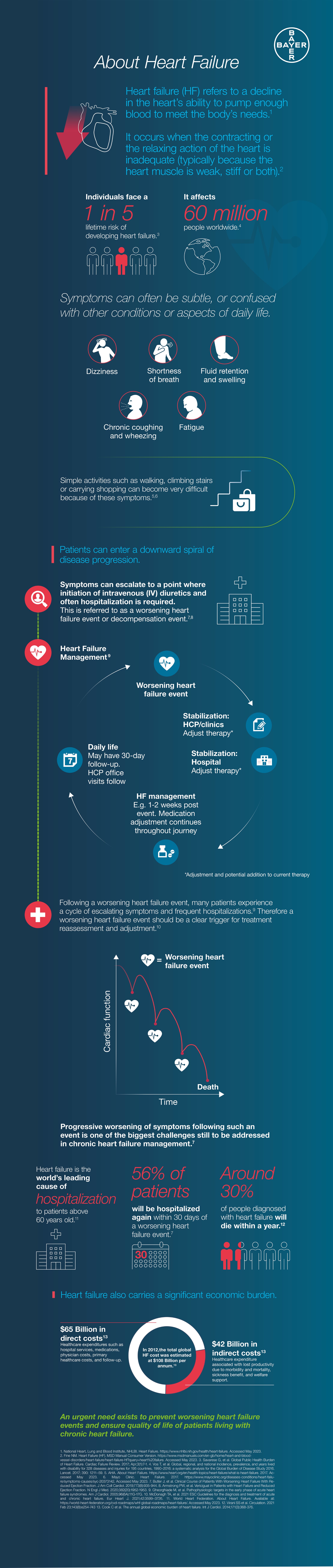 Heart Failure infographic