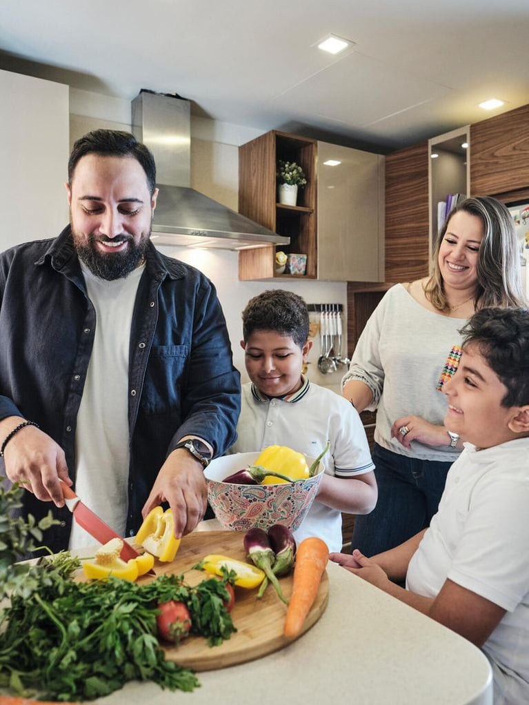 family preparing food 0