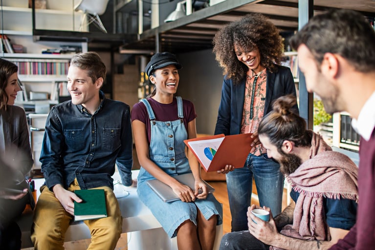 Creative business people in meeting