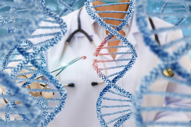 symbolic image of genome editing