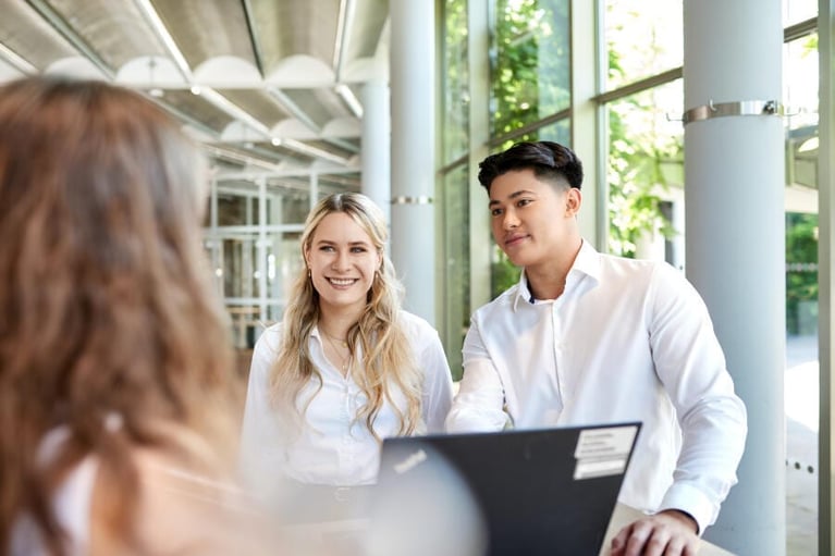 trainees in conversation 1